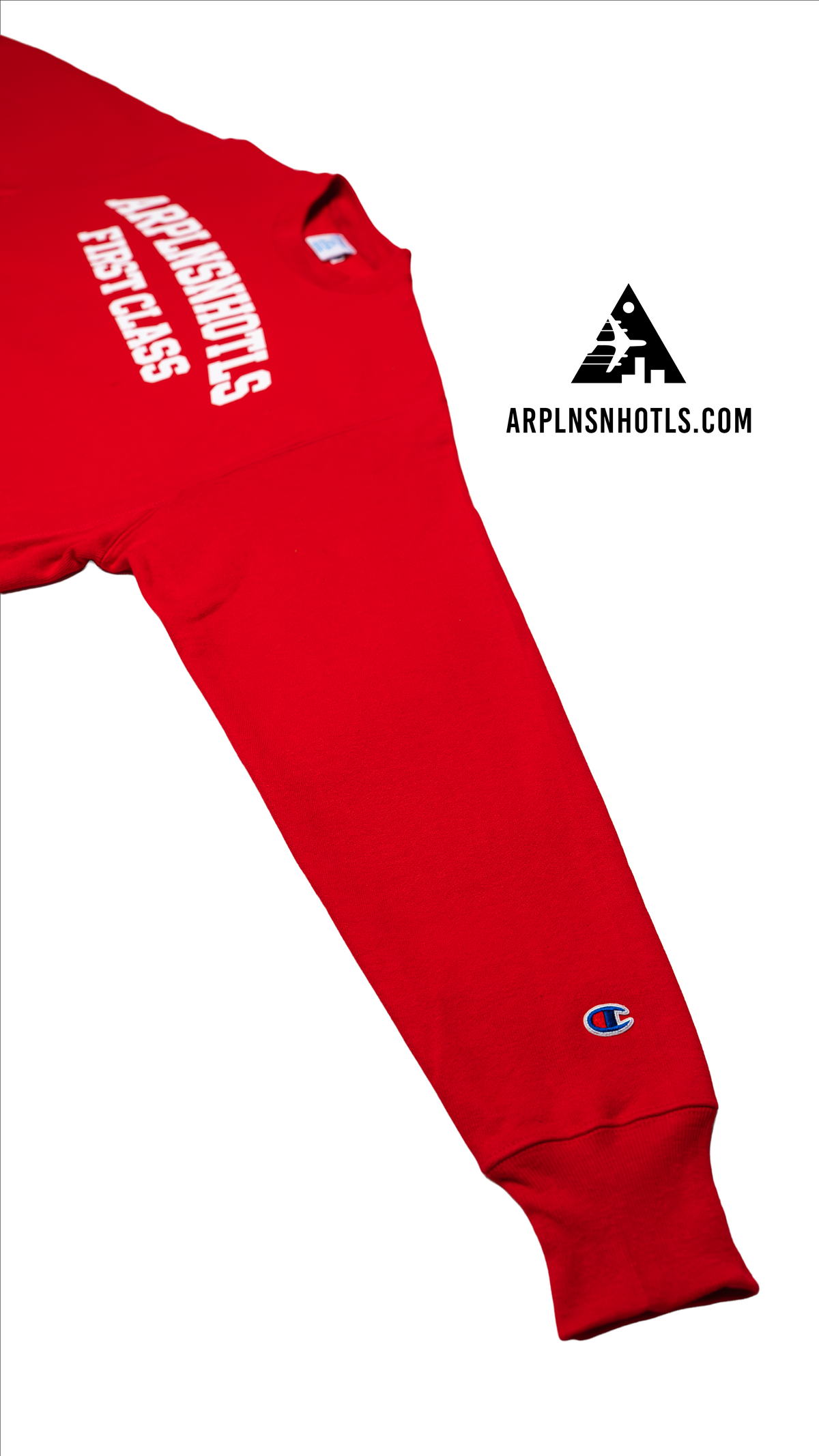 First Class Crewneck — Red/White